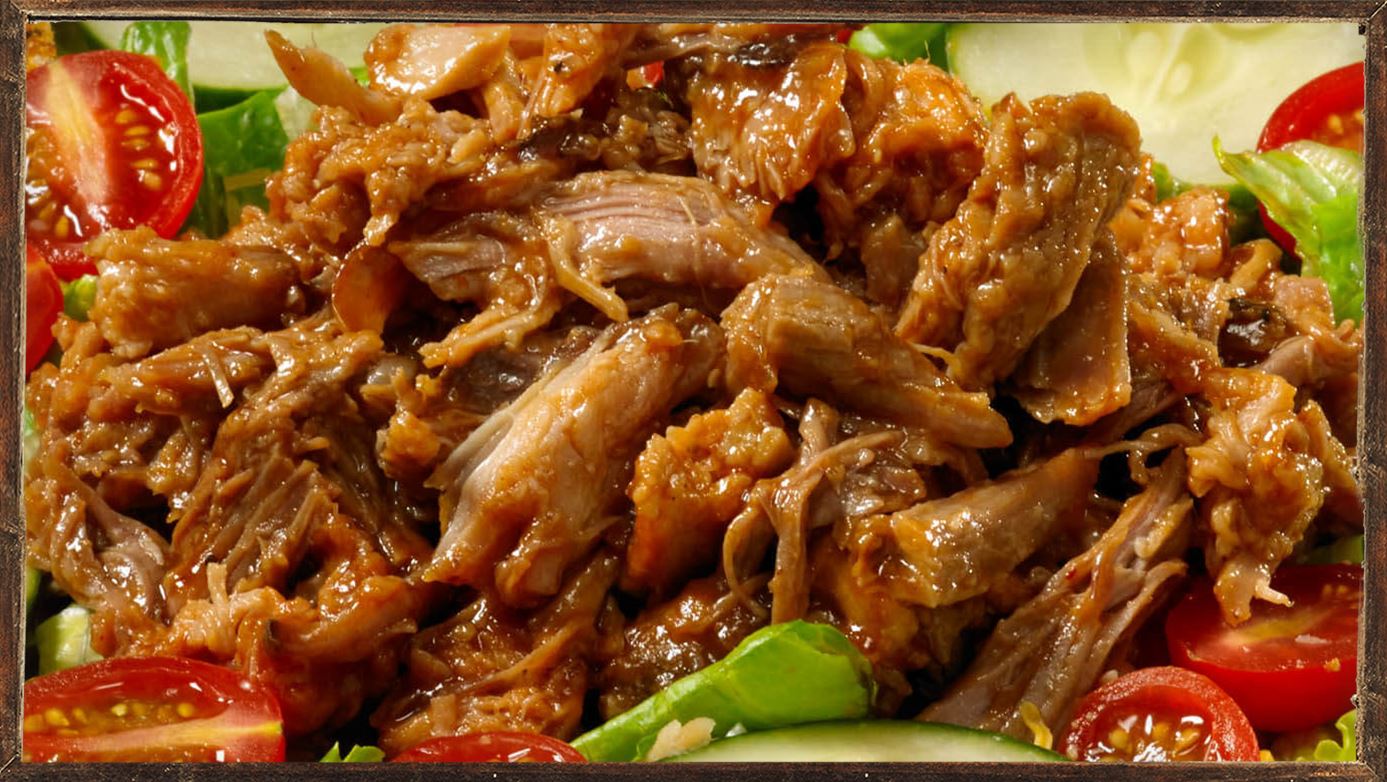 Chopped BBQ Pork Salad - Shane's Rib Shack