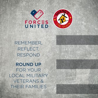 Forces United 11 to 11  Fundraising Campaign graphic