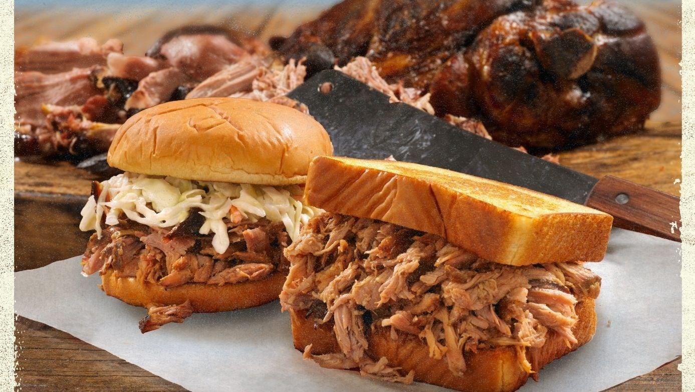 Big Dad and Smothered Pork Sandwich