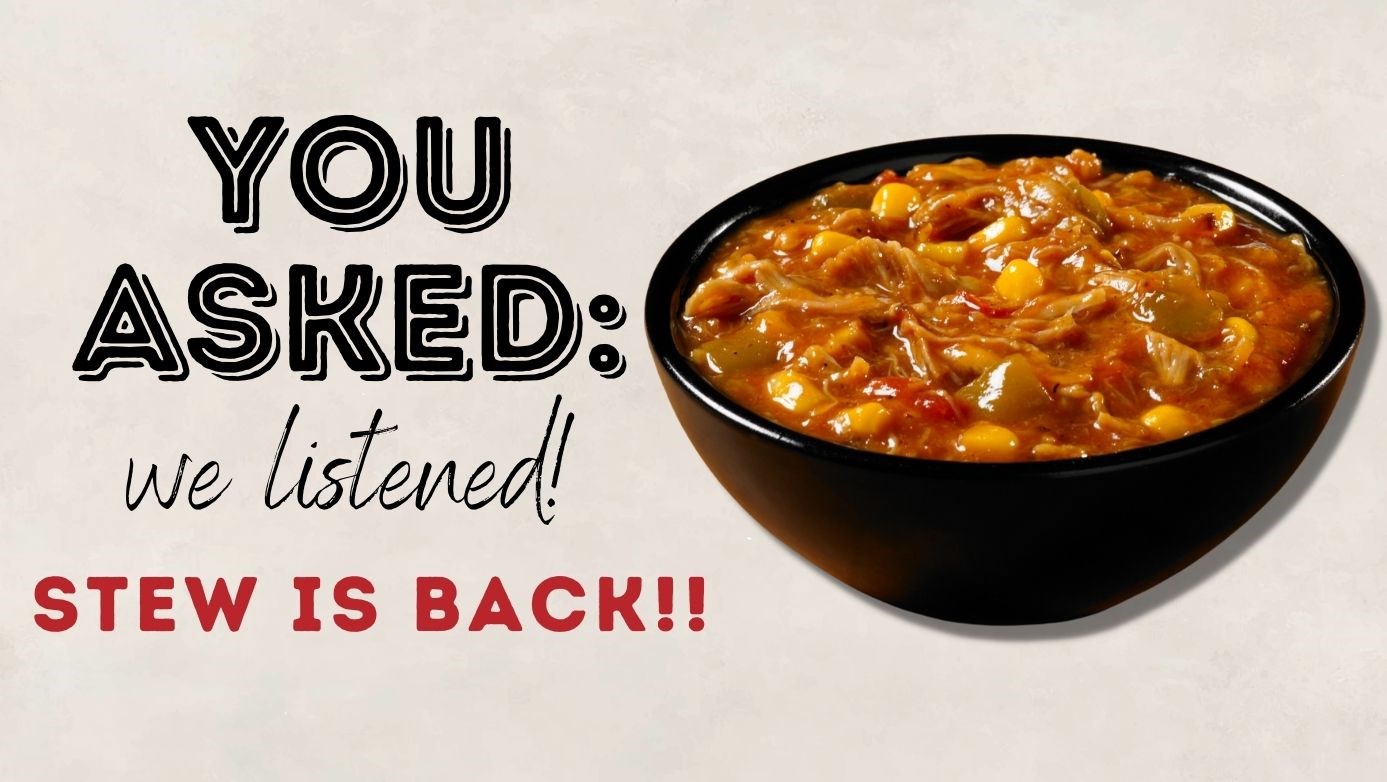 Brunswick Stew is back as a side item at participating locations