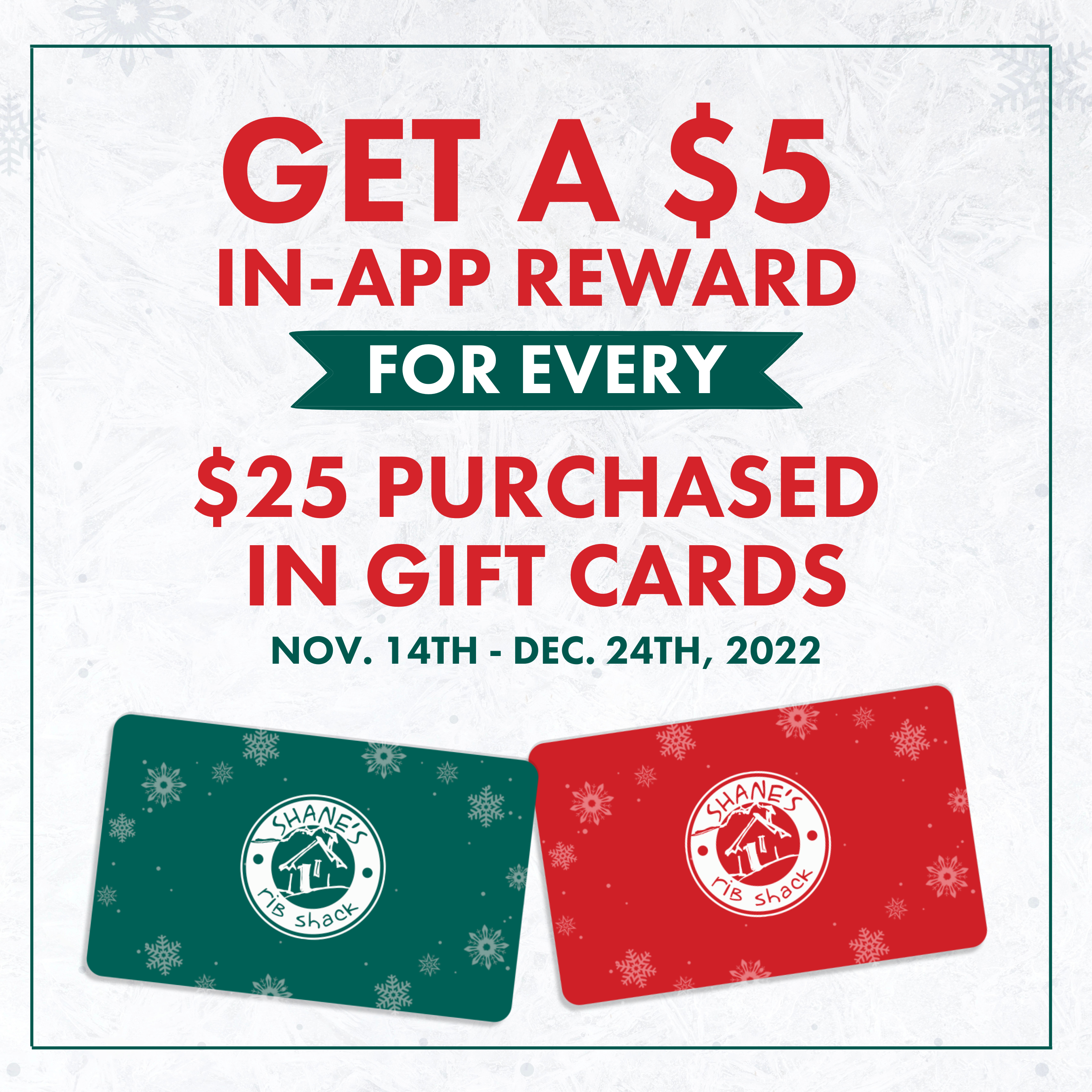 Give $25, get $5!