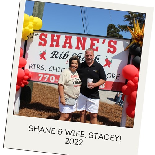 Shane & wife, Stacey! 2022