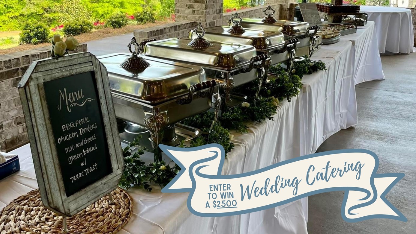 Enter to win a $2500 Wedding Catering!
