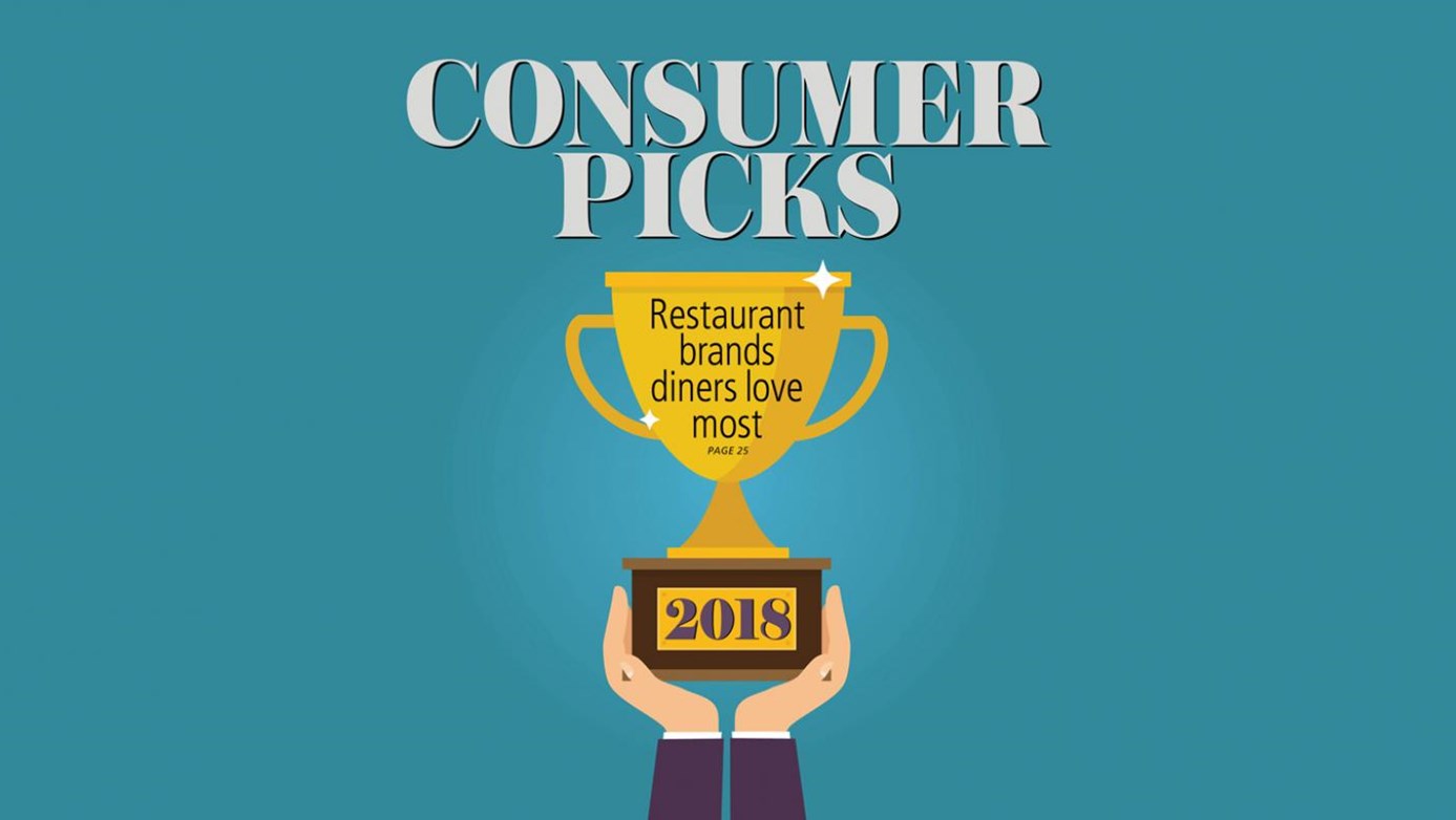 Nation’s Restaurant News: Consumer Picks 2018 Revealed!