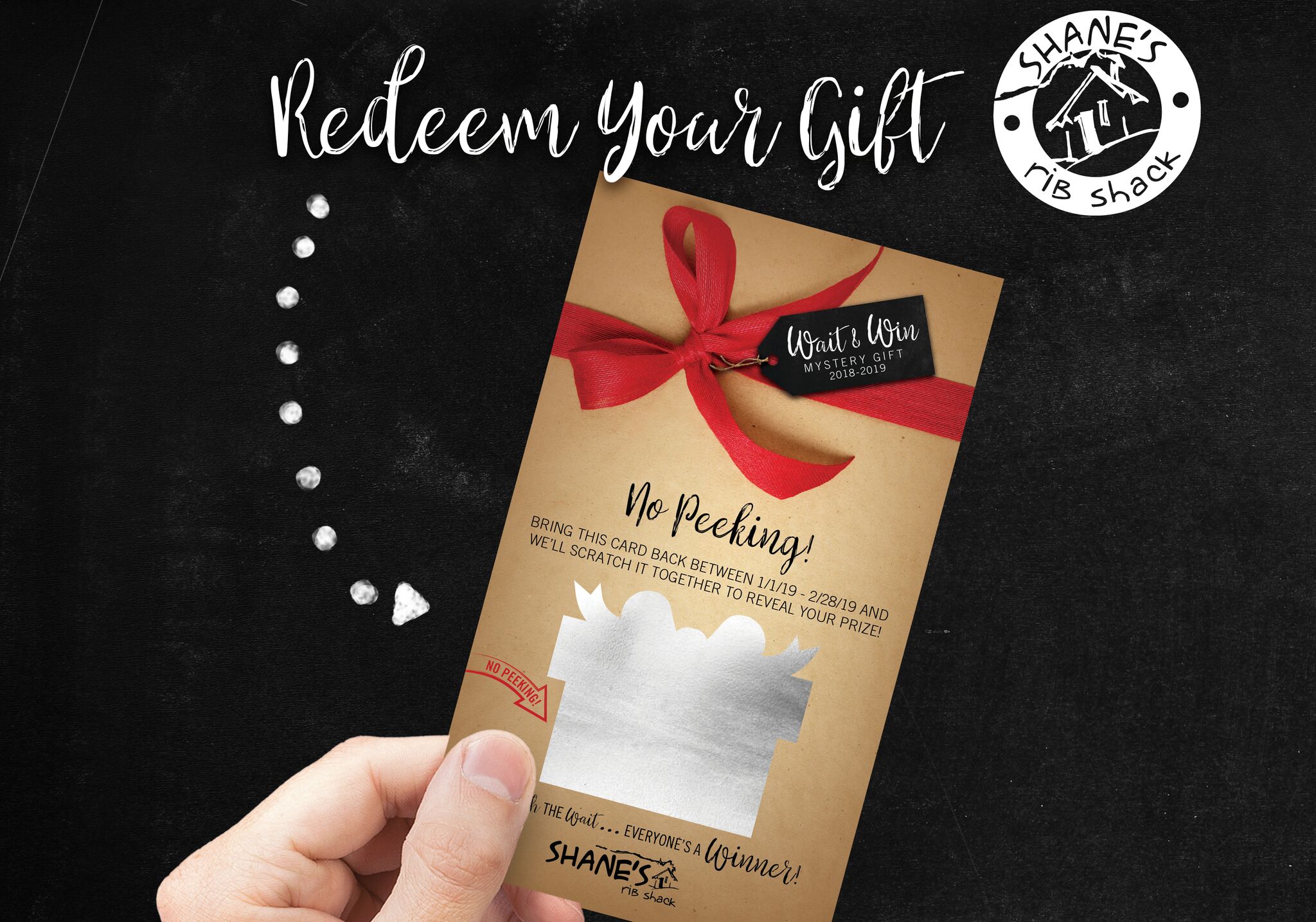 Redeem Your Wait & Win Scratch Off Prize Cards NOW!