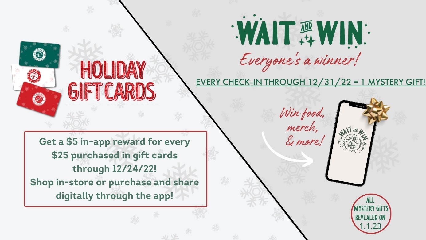 The Holidays are for Giving!
